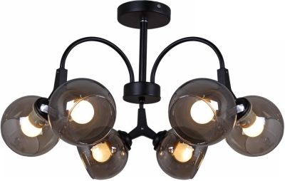Потолочная люстра  01268-0.3-06 BK+CR