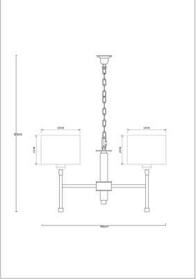 Подвесная люстра Jamie A4090LM-5BK