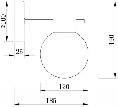 Бра Gatsby FR5233WL-01BS