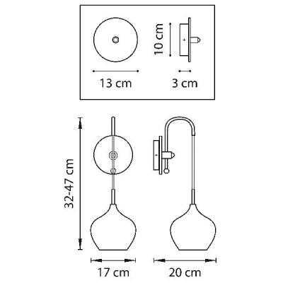 Бра PENTOLA 803543