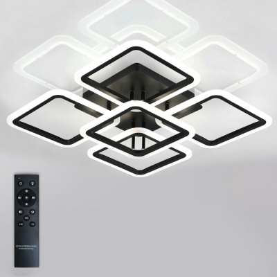 Потолочная люстра Spektr HIGH-TECH LED LAMPS 82022 BLACK