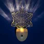 Ночник  DTL-315 Цветок/White/Sensor 