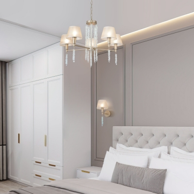 Подвесная люстра Charuel 60148/5 матовое золото