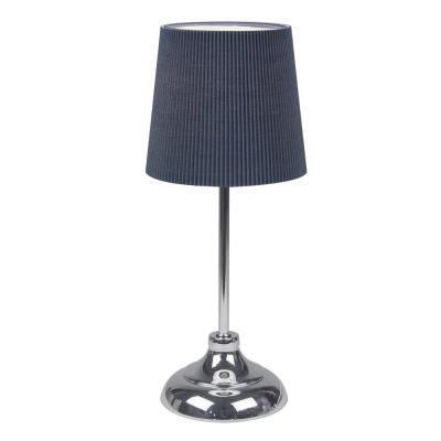 Интерьерная настольная лампа  UML-B309 E14 CHROME/DARK BLUE