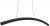 Подвесной светильник Slim MZ31505-1500B-black