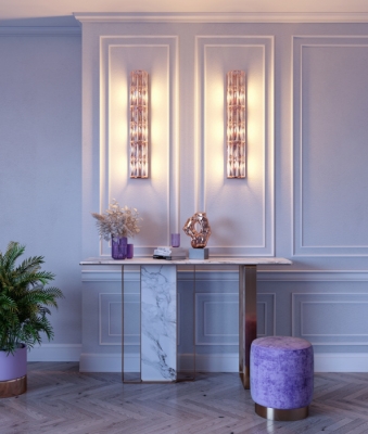 Настенный светильник Facet MOD094WL-03G