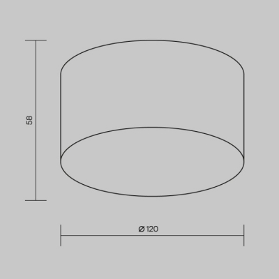 Потолочный светильник уличный Zon IP O430CL-L15W4K
