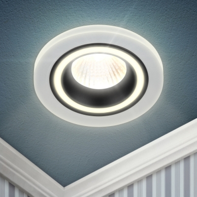 Точечный светильник  DK90 WH/BK