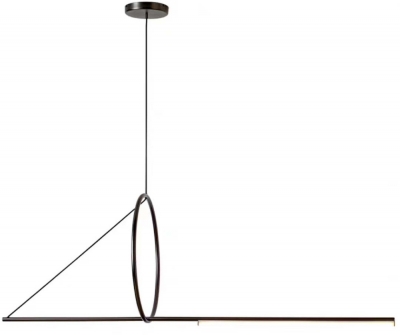 Подвесной светильник Zoom 8075P/S-18W-3000K MBK-WH