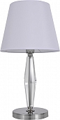 Интерьерная настольная лампа 11600 11601/T nickel без абажура 