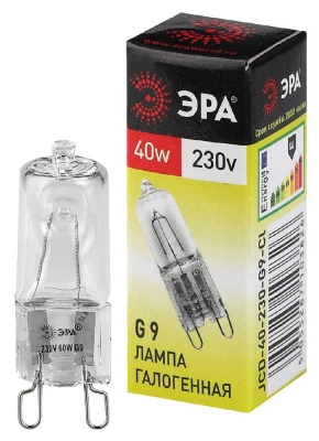 Лампочка галогеновая  G9-JCD-40-230V-CL