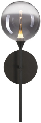 Бра MD23001045 MB23001045H-1B black/smoky