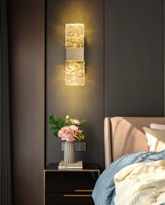 Бра Wall lamp 88068W gold/clear