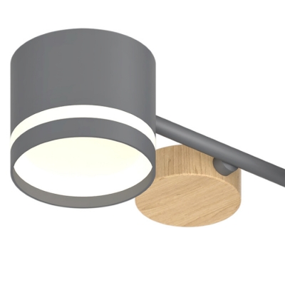 Потолочная люстра  78730-0.3-08 GX53 GREY+WOOD