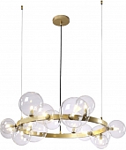 Подвесная люстра AGATA AGATA SP15 V2 GOLD/TRANSPARENTE 