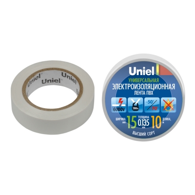 Изоляционная лента  UIT-135P 10/15/01 WHT