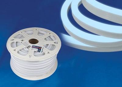 Светодиодная лента  ULS-N21-2835-120LED/m-8mm-IP67-220V-8W/m-50M-DW бобина