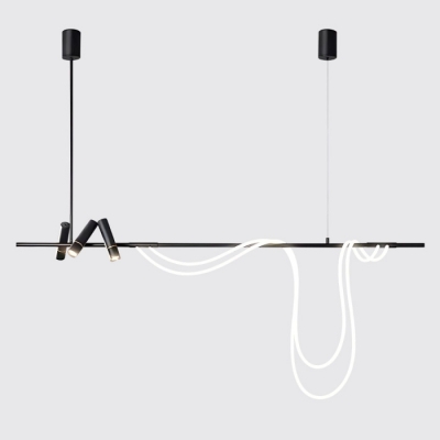 Подвесной светильник 7242P 7242P/L1200 black/white
