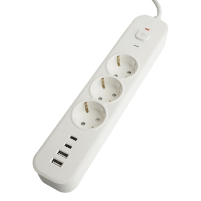 Розеточные блоки, удлинители Nova 50100