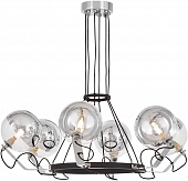 Подвесная люстра Marseo LDP 9110-6 BK+CHR 