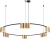 Подвесной светильник Orbit DK4067-BK+SG Подвесной светильник Orbit DK4067-BK+SG