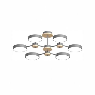 Потолочная люстра LED4U L3216-730 GR