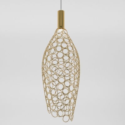 Подвесной светильник Ruche 90380/1 золото