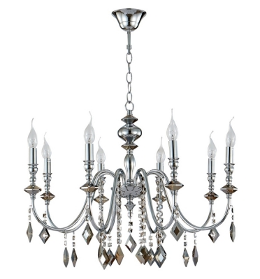 Подвесная люстра MERCEDES MERCEDES SP8 CHROME/SMOKE