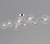 Потолочная люстра IL0701-8CSQ-24 CR ARIES Потолочная люстра IL0701-8CSQ-24 CR ARIES