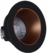 Точечный светильник  16085-9.0-001PT MR16 BK+ROSE GD 