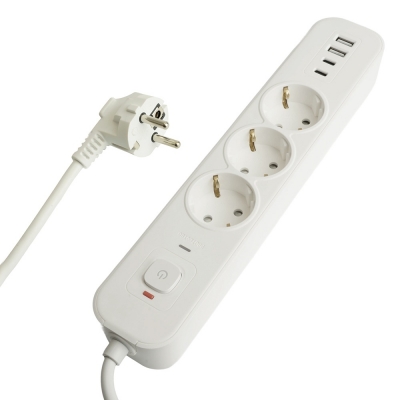 Розеточные блоки, удлинители Nova 50101