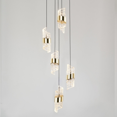 Подвесной светильник MD23001022 MD23001022-5A gold