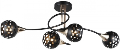 Потолочная люстра  MD.19074-4-S-BK+FGD
