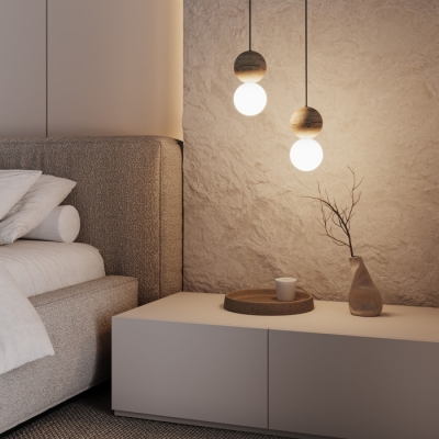 Подвесной светильник Stone 304051 травертин