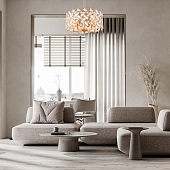 Потолочная люстра Sorrento-7019 377019/5/300/390 GD 