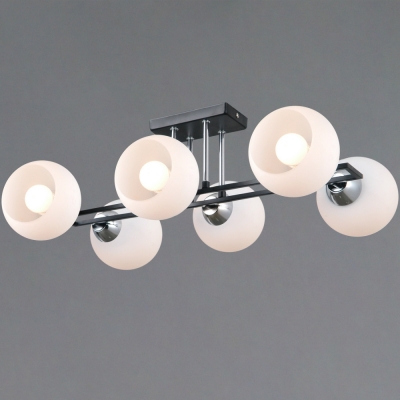 Потолочная люстра  IL0791-6CSQ-25 BK CR TRENTO