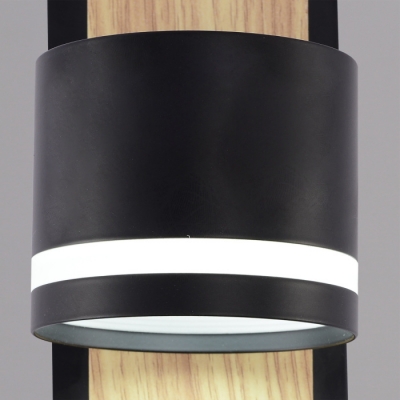 Бра  22540-0.2-01 BK+WOOD