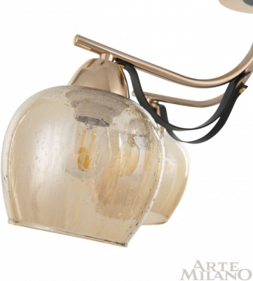 Потолочная люстра AMALFI 322306/5 FG+BK