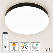 Настенно-потолочный светильник Toscana 3315.XM-45W Black 