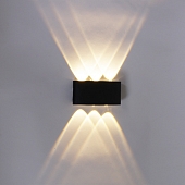 Архитектурная подсветка  86833-9.2-006KT LED6*1W BK 