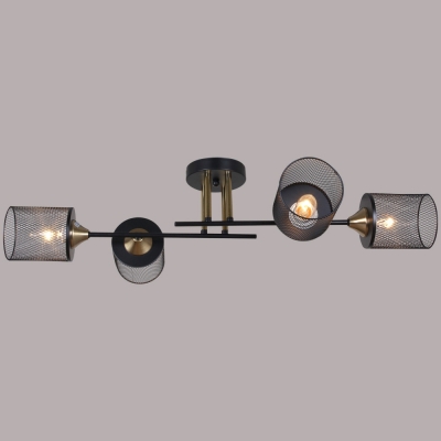 Подвесная люстра  38460-0.3-04 BK+COPPER