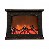 Световая фигура  ULD-L2821-005/DNC/RED BLACK FIREPLACE 
