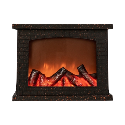 Световая фигура  ULD-L2821-005/DNC/RED BLACK FIREPLACE