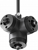 T-образный вертикальный коннектор Accessories for system Shelf CA016TC-P-B 