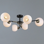 Потолочная люстра  IL0469-6CSQ-24 BK AB LIBRA 