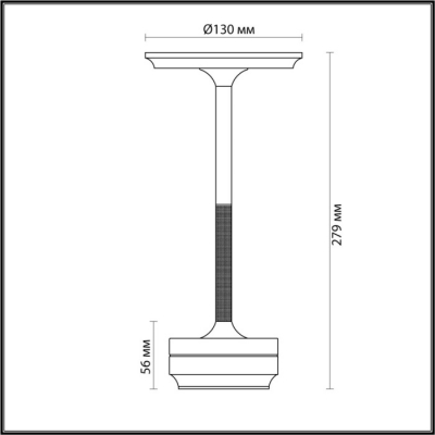 Интерьерная настольная лампа Tet-A-Tet 5033/6TL