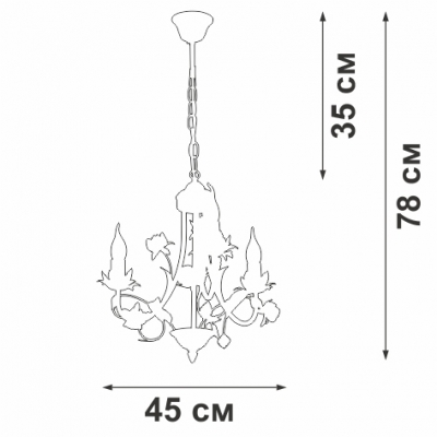 Подвесная люстра  V1138-0/3