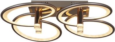 Потолочная люстра  09253-0.3-4S Champaign silver