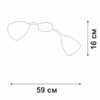 Потолочная люстра  V3750/2PL
