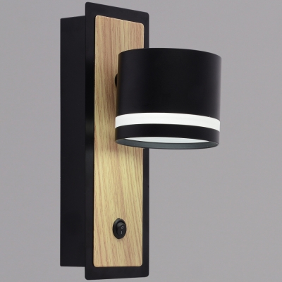 Бра  22540-0.2-01 BK+WOOD